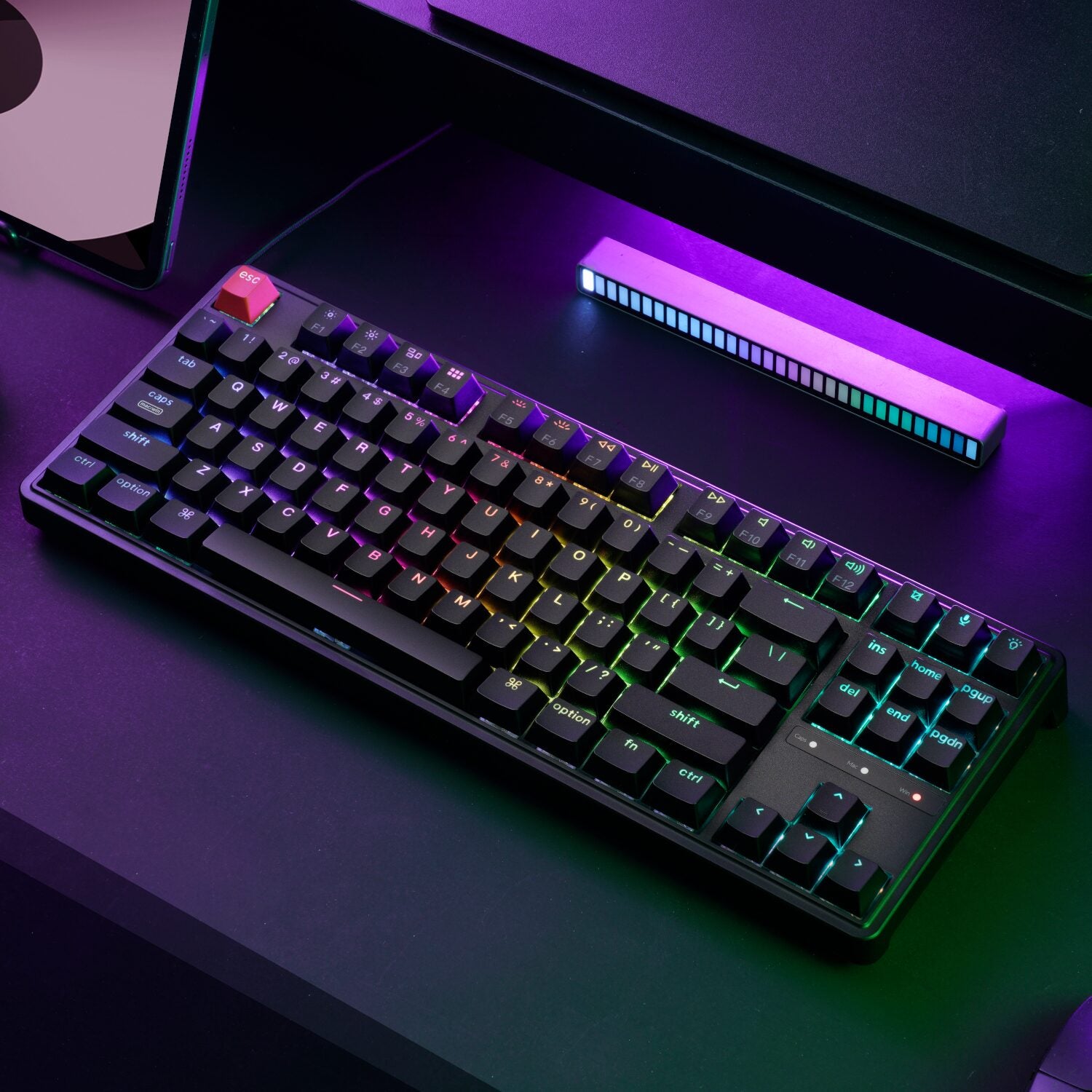 Keychron C3 Pro 80% 8K Super Banana Switch Hot-swappable RGB Wired Custom Mechanical Keyboard-6
