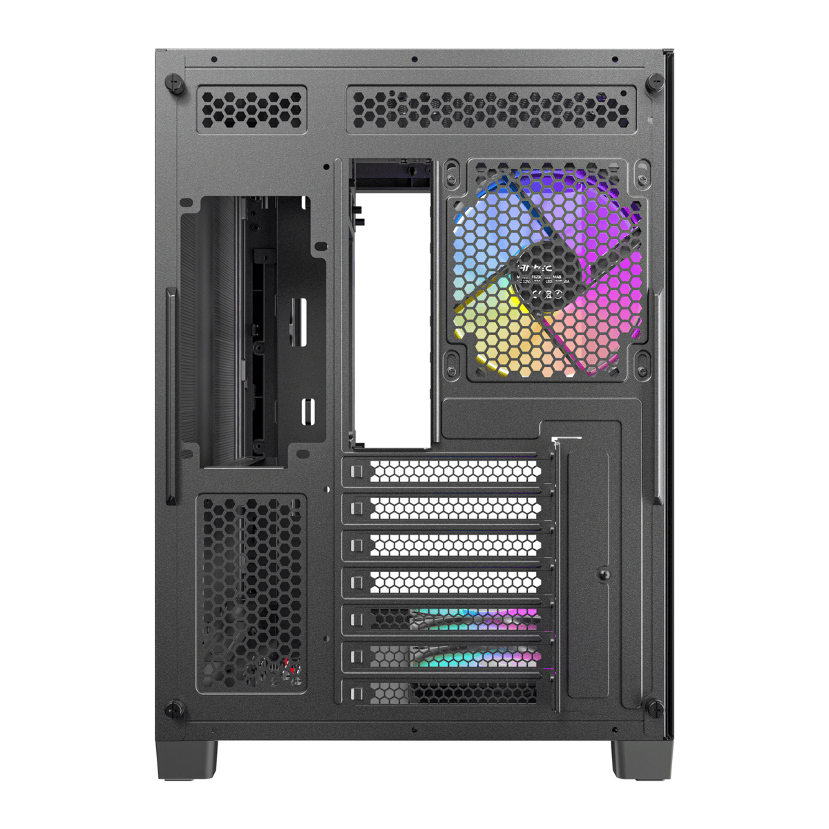 Antec C5 CURVED ARGB ATX | Micro-ATX | ITX ARGB Dual Chamber Mid-Tower Gaming Chassis - Black-4