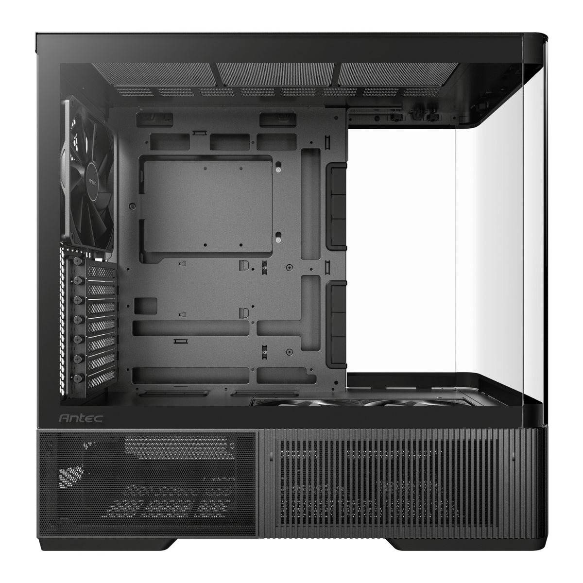 Antec C6 CURVED AIR ATX | Micro-ATX | ITX Mid-Tower Gaming Chassis - Black-5