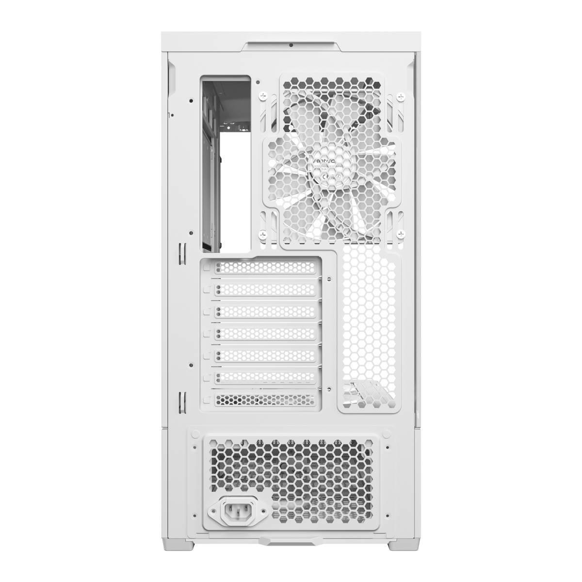 Antec C6 CURVED AIR ATX | Micro-ATX | ITX Mid-Tower Gaming Chassis - White-4