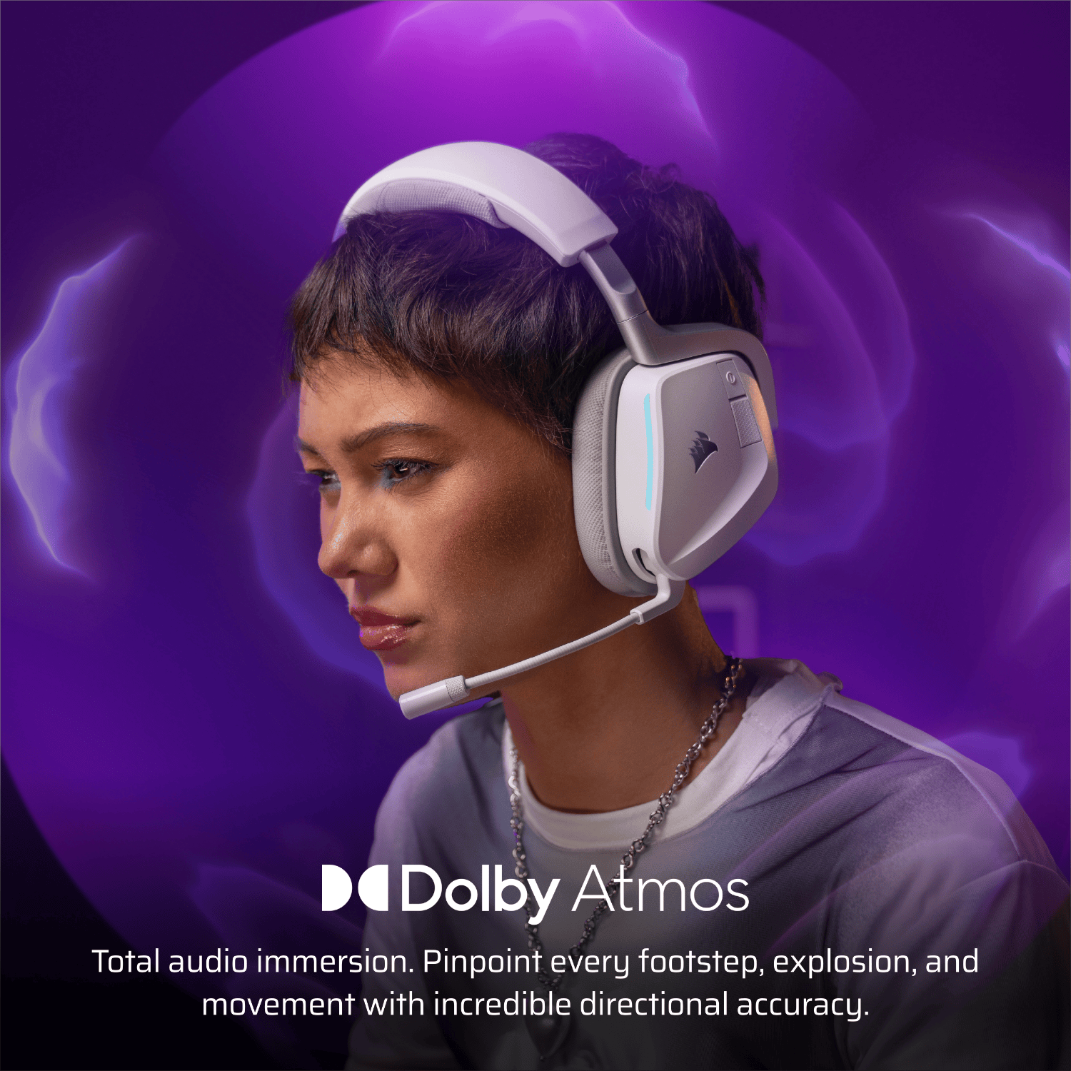 CORSAIR VOID v2 WIRELESS Gaming Headset - White-5