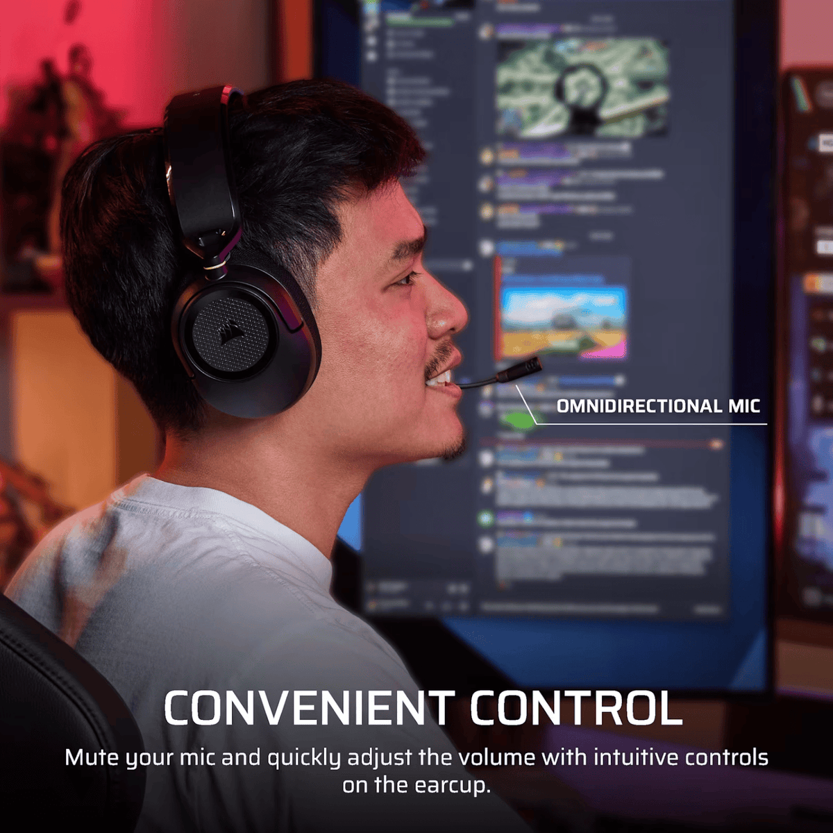 Corsair HS35 v3 Wired Gaming Headset - Carbon-5