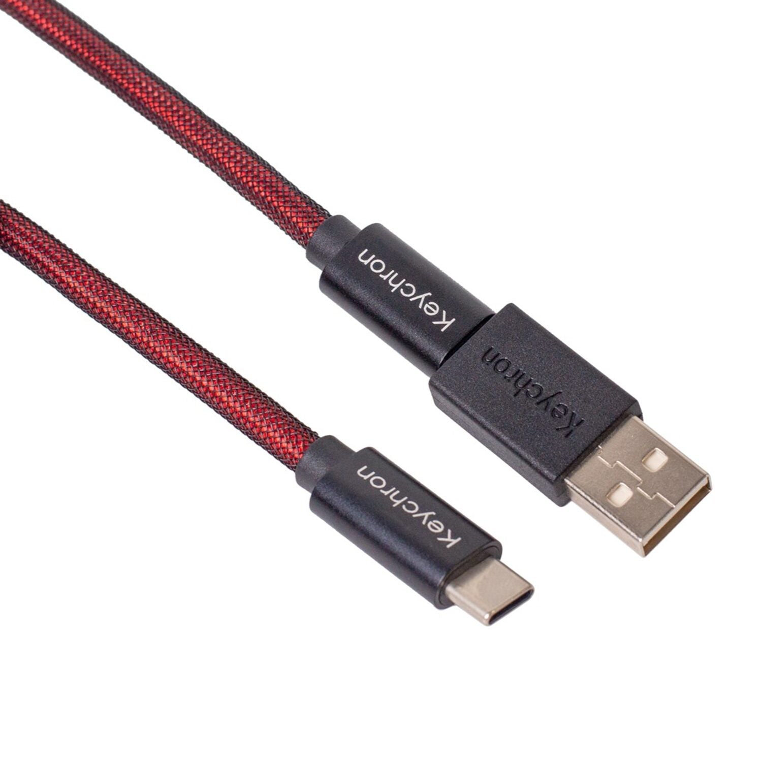 Keychron Coiled Aviator Cable - Red-1