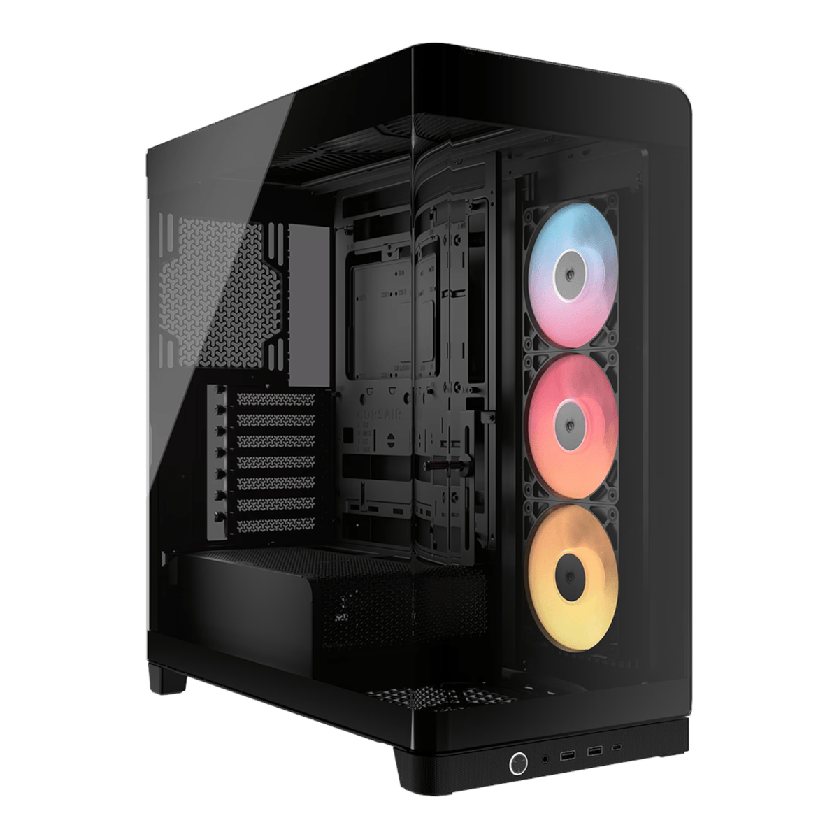 Corsair FRAME 4500X RS-R ARGB Panoramic Glass Mid-Tower PC Case - Black-0