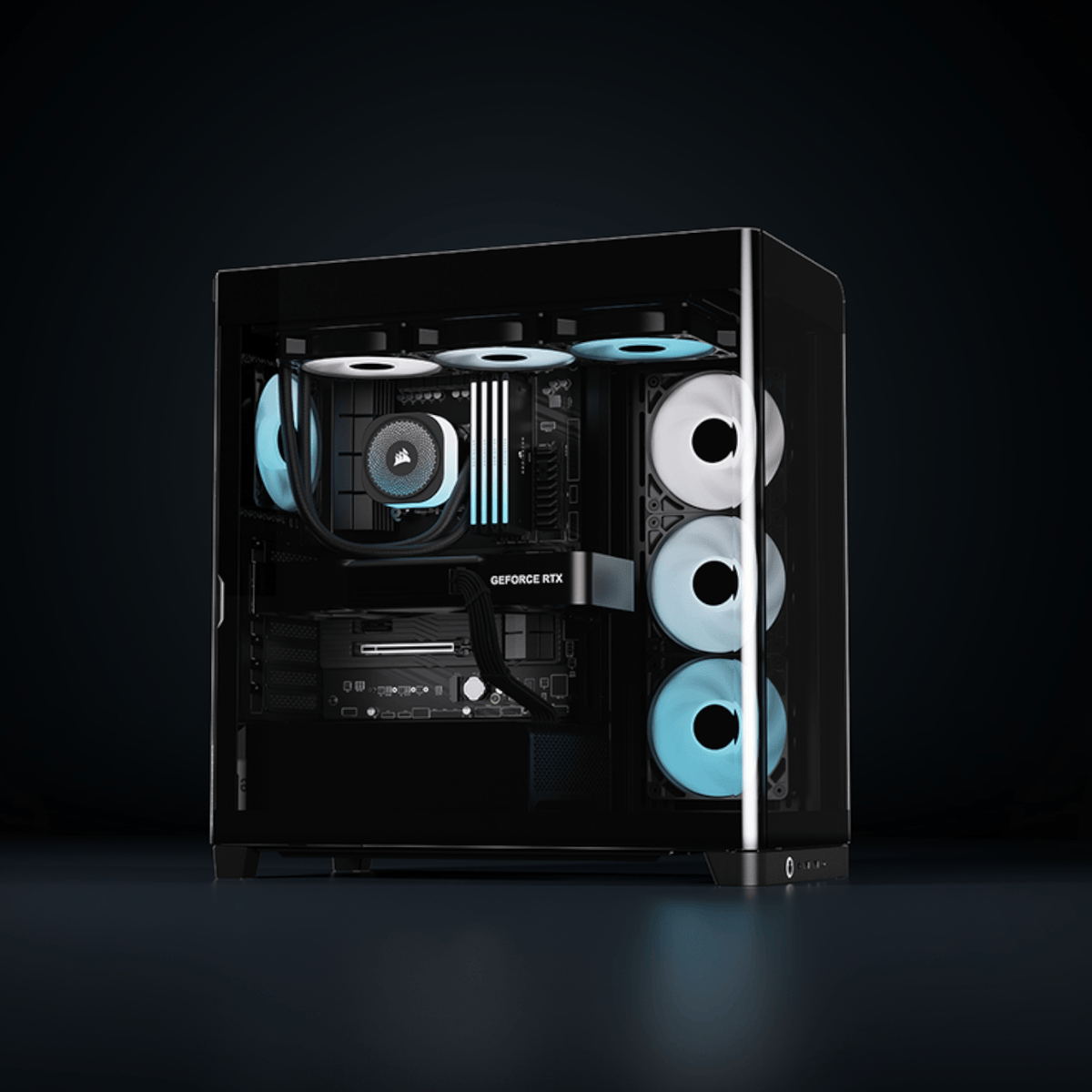 Corsair FRAME 4500X RS-R ARGB Panoramic Glass Mid-Tower PC Case - Black-6