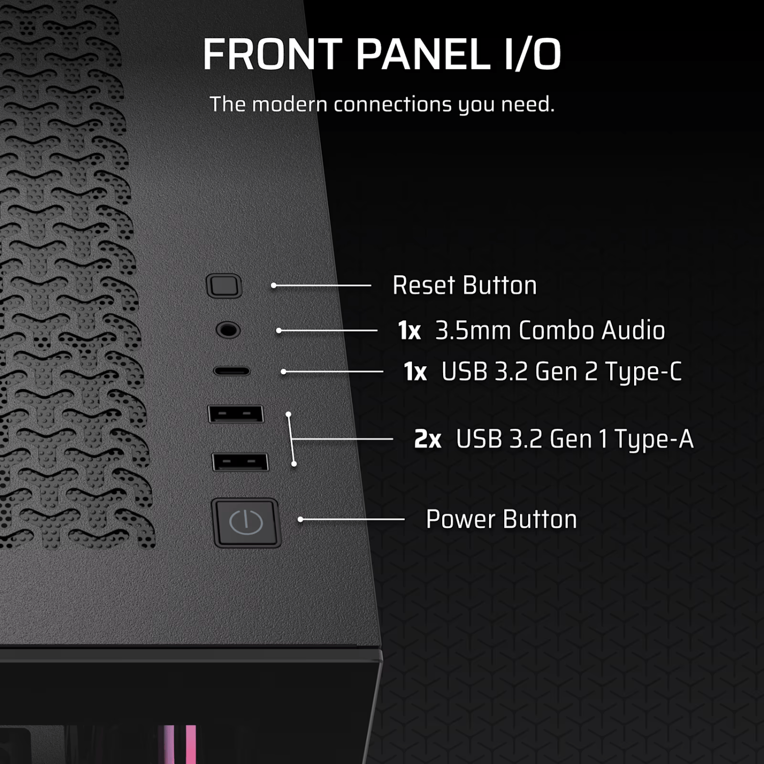 Corsair 3500X RS-R ARGB Mid-Tower PC Case - Black-3