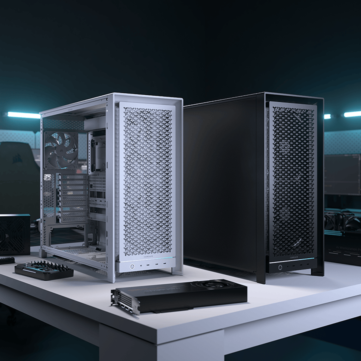 Corsair FRAME 5000D WORKSTATION Modular Mid-Tower PC Case-6