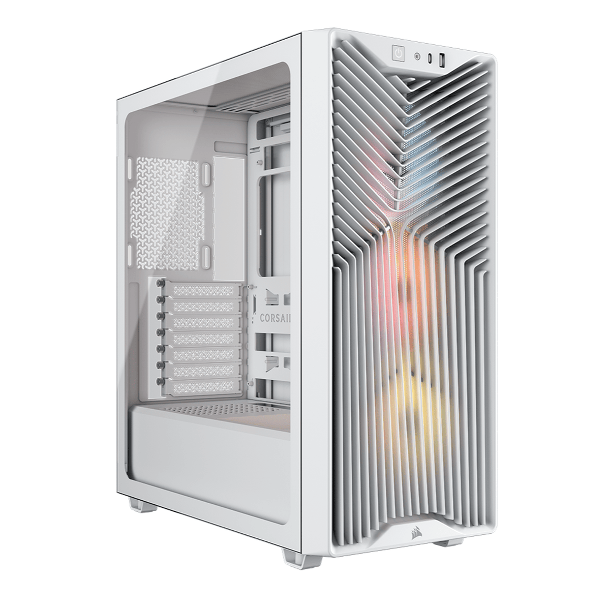 Corsair 3200D RS ARGB Mid-Tower PC Case – White-0