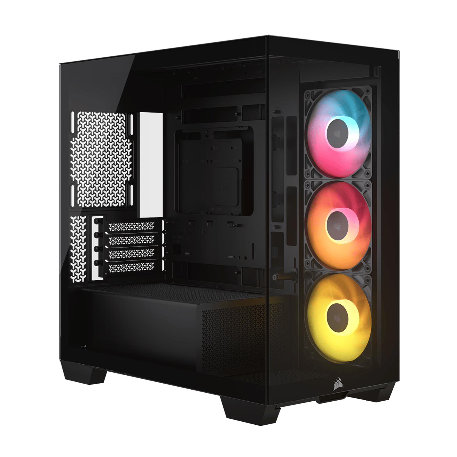 Corsair 2800X RS-R ARGB Micro-ATX PC Case - Black-0