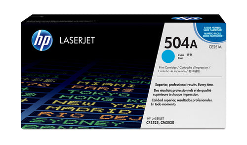 HP 504A MFP Cyan Print Toner Cartridge-0