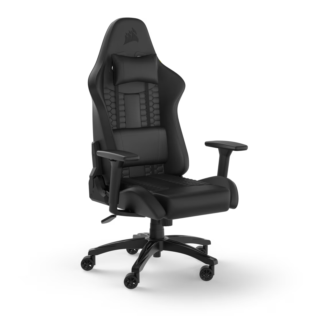 CORSAIR TC100 RELAXED - Leatherette Gaming Chair; Black/Black