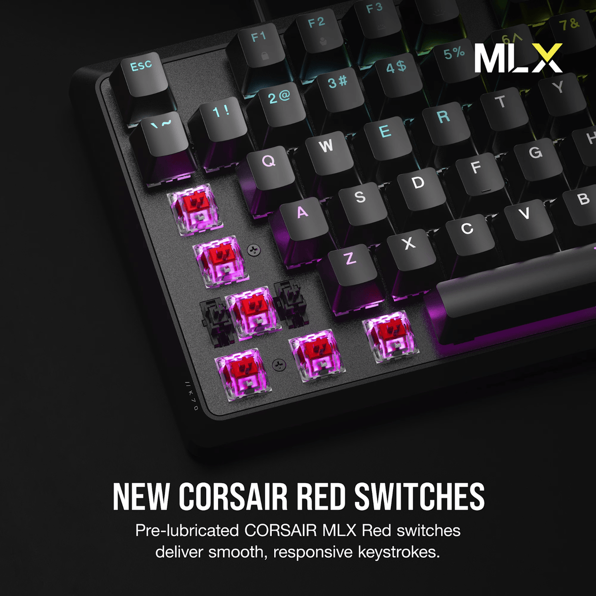 Corsair K70 CORE RGB Mechanical Gaming Keyboard - Black-3