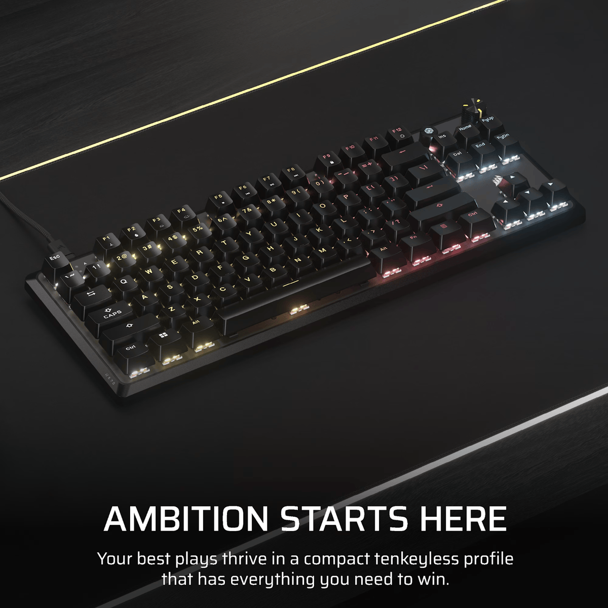Corsair K70 CORE TKL RGB Mechanical Gaming Keyboard-1