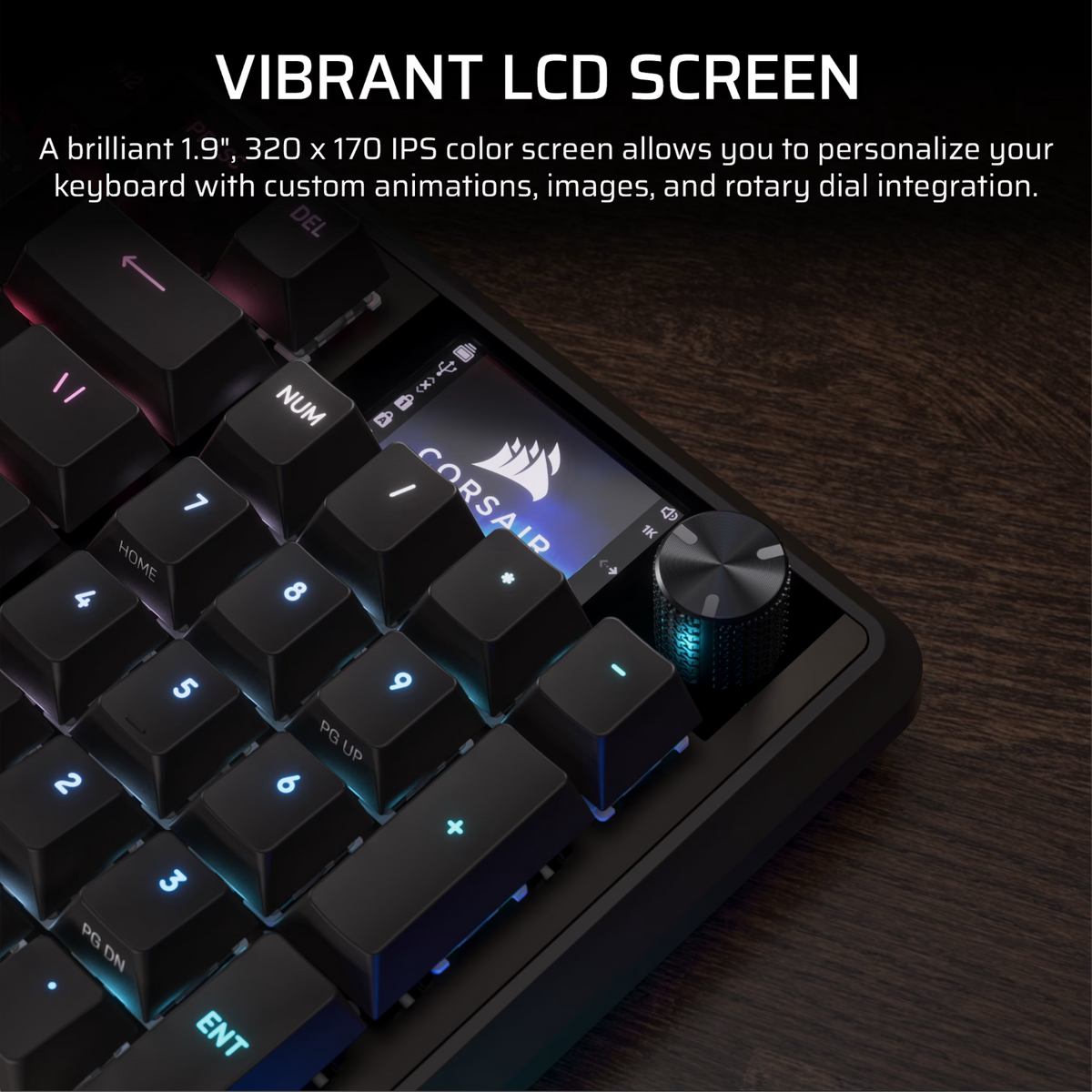 Corsair VANGUARD 96 Mechanical Gaming Keyboard, CORSAIR MLX Plasma - Black-3