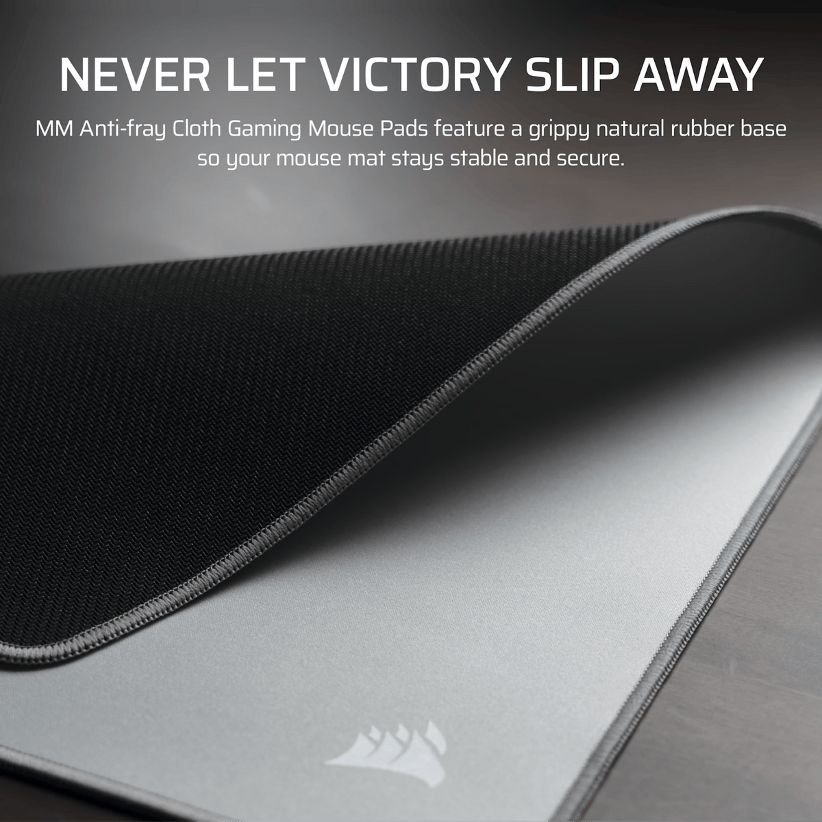 Corsair MM Anti-fray Cloth Gaming Mouse Pad XL - Gray-3