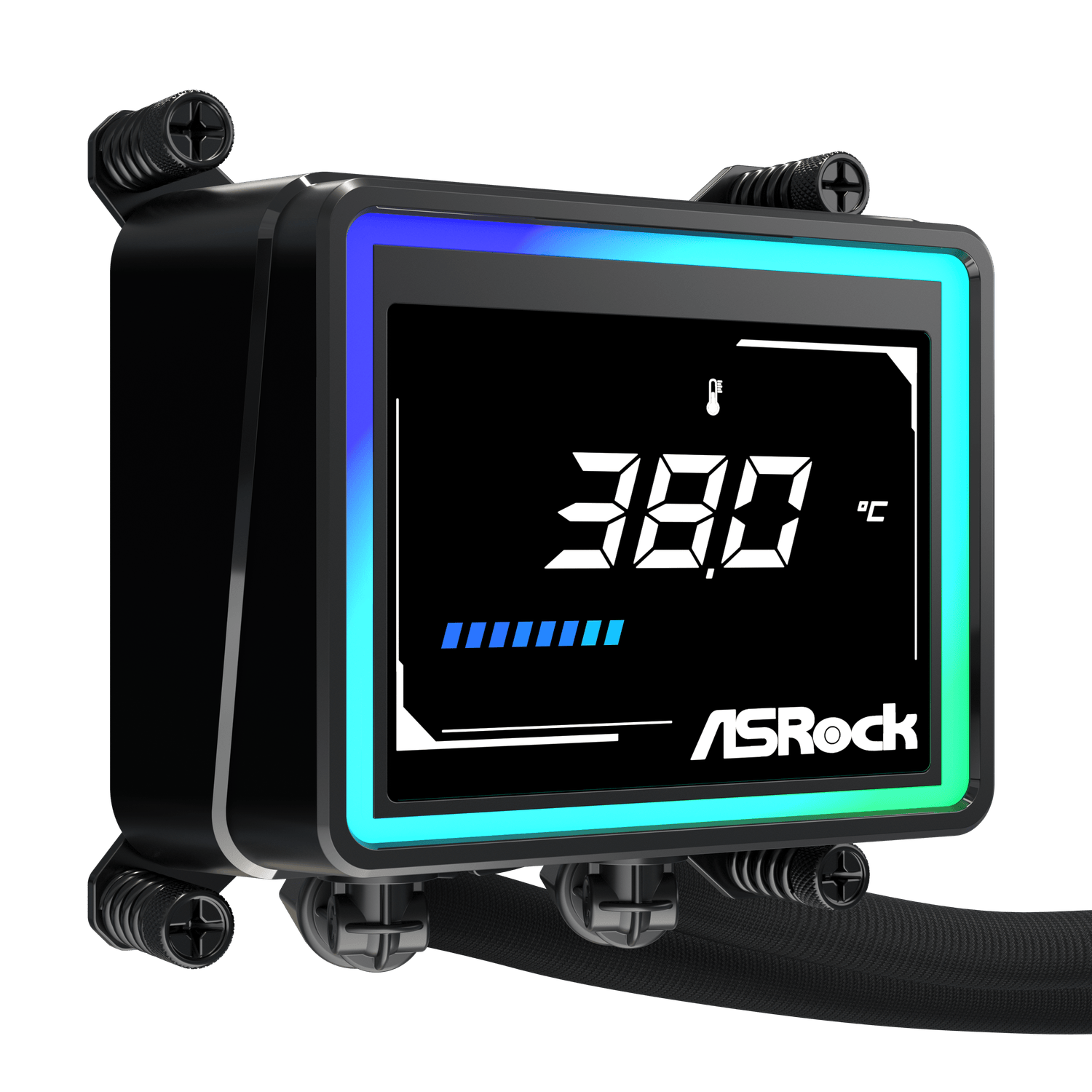 ASRock Challenger 360 Digital AIO Liquid Cooler - Black-2
