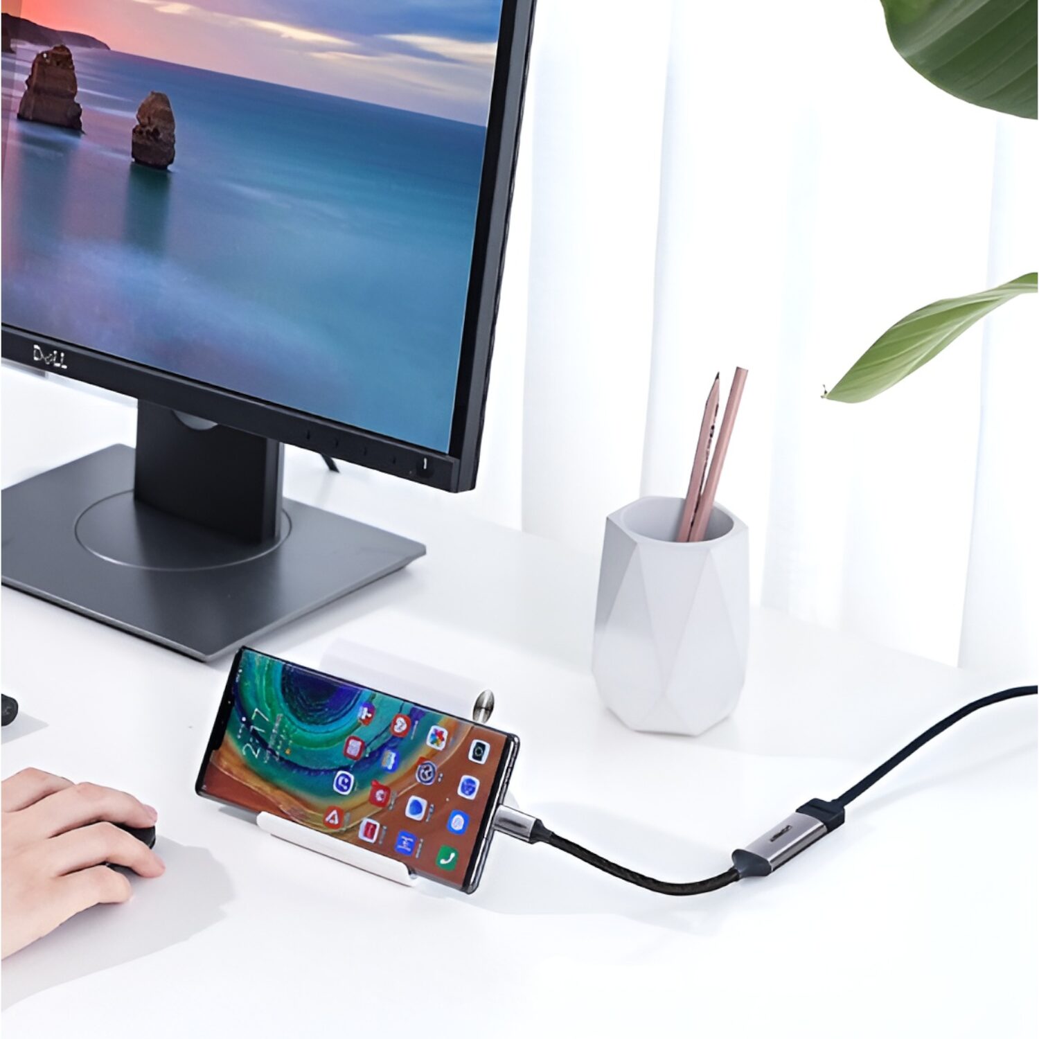 UGREEN Type-C TO HDMI 4K Adapter - Silver-5