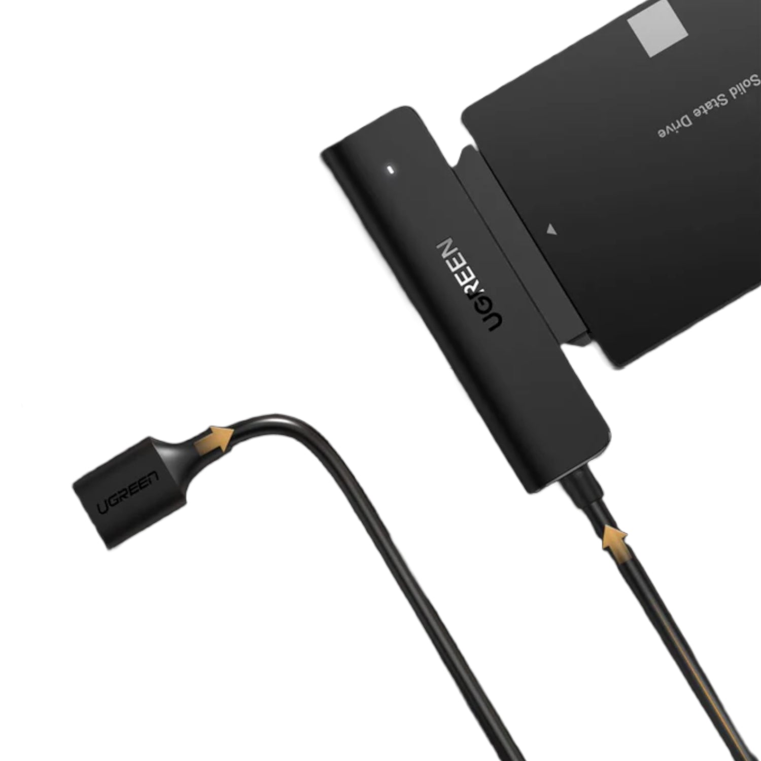 UGREEN CM321 USB-A 3.0 to 2.5" SATA Converter-Black-2