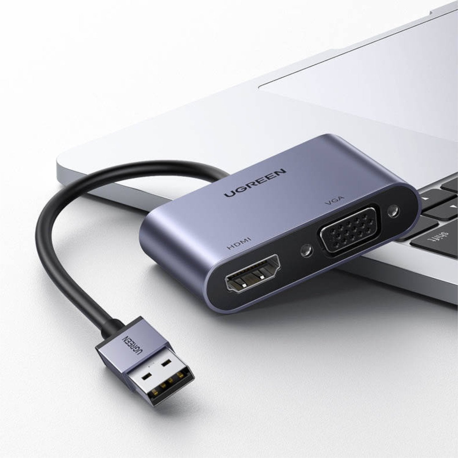 UGreen CM449 USB-A to HDMI + VGA 1080P Display Adapter-3