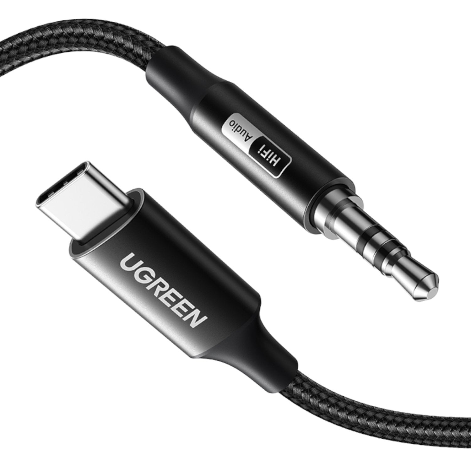 UGreen USB Type-C to 3.5mm AUX Audio Cable 1M - Black-2