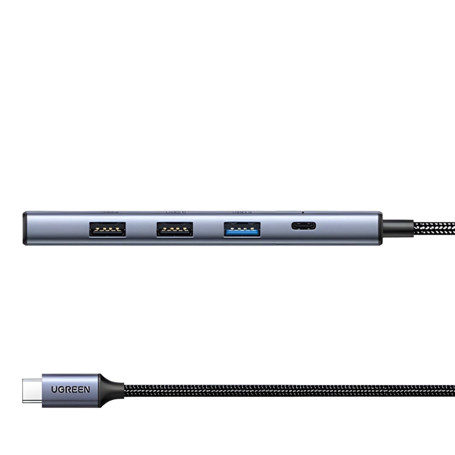 UGREEN Revodok 5-in-1 Type-C Hub | 4K HDMI, USB-A and Type-C Ports – Silver-3