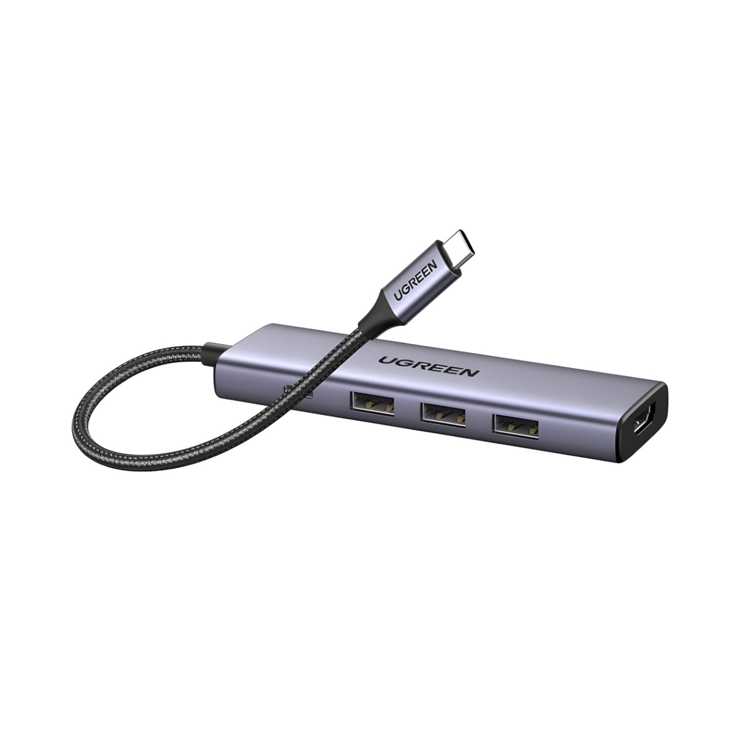 UGREEN Revodok 5-in-1 Hub | Type-C to 4K HDMI (CM511-15596) - Silver-1