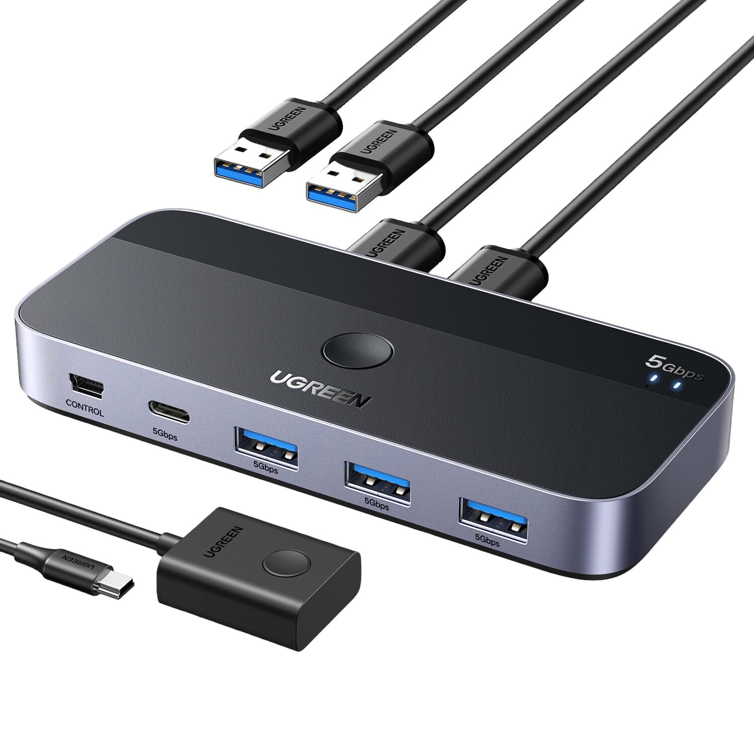 UGREEN Sharing Switch Box 2-in-4 Out-1