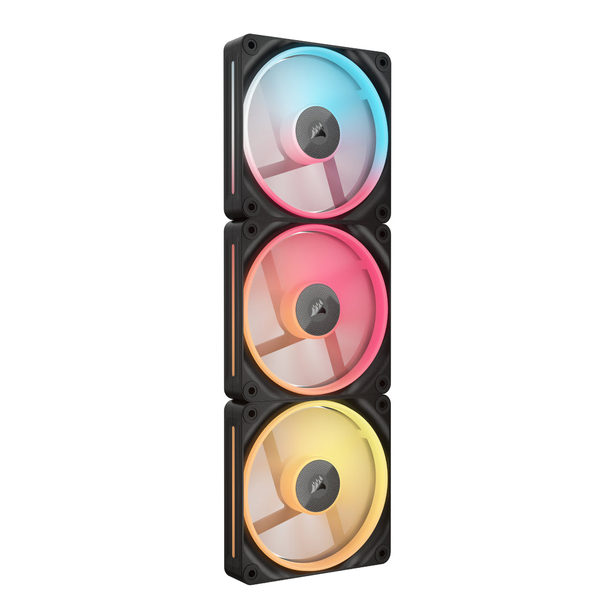 Corsair iCUE LINK LX120-R RGB 120mm PWM Reverse Fans Starter Kit 3-Pack-3