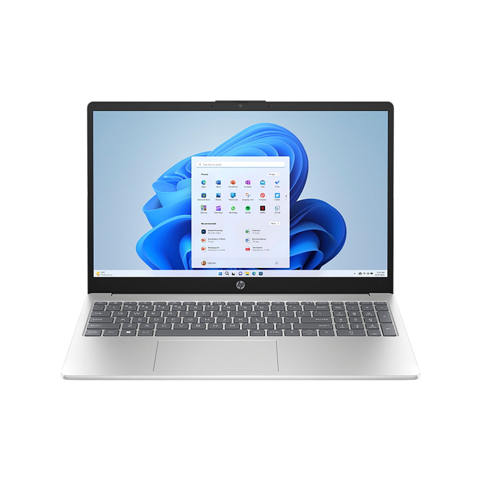 HP 15S 15.6" FHD UltraSlim Core 7-150U 16GB 512GB Win 11 Home Silver Notebook-0