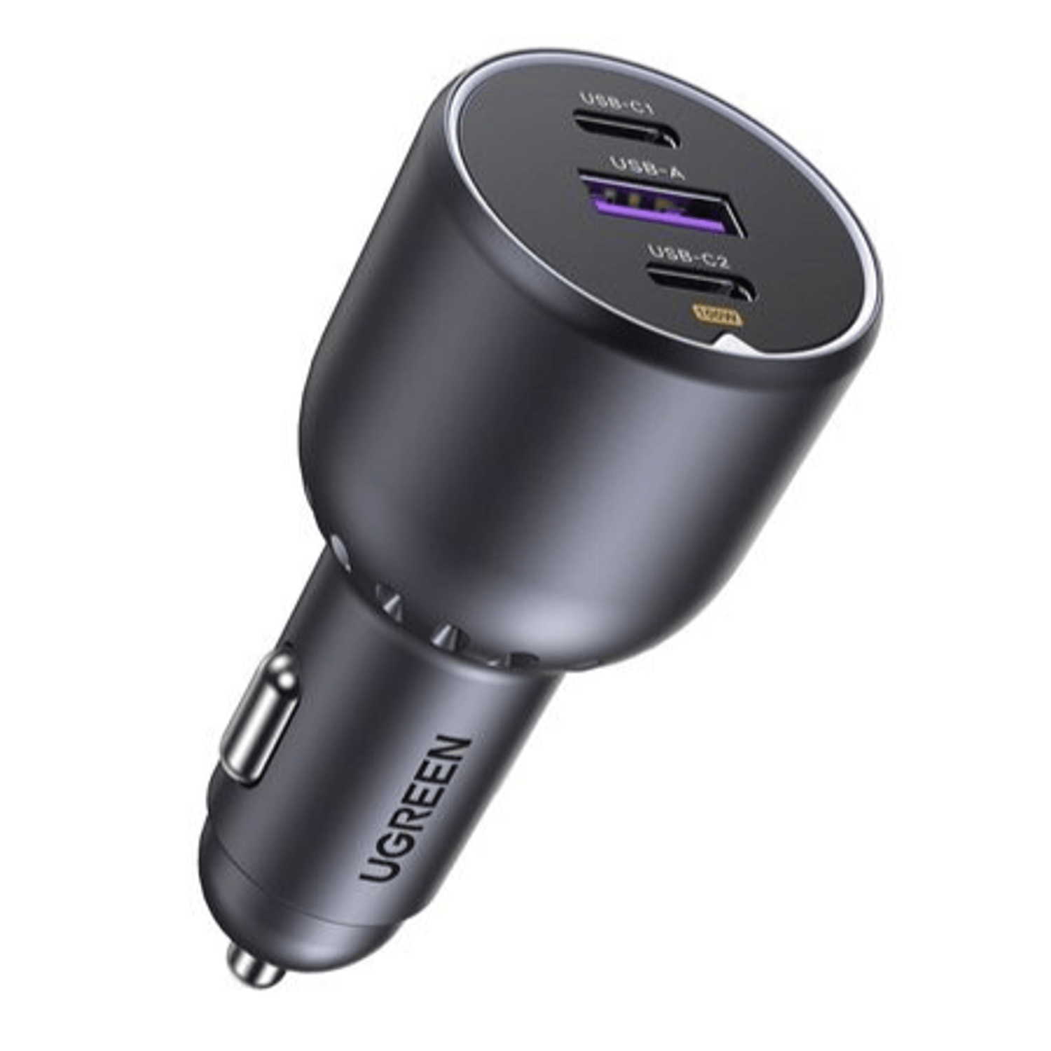 UGREEN 130W USB-C 3-port Car Charger-2