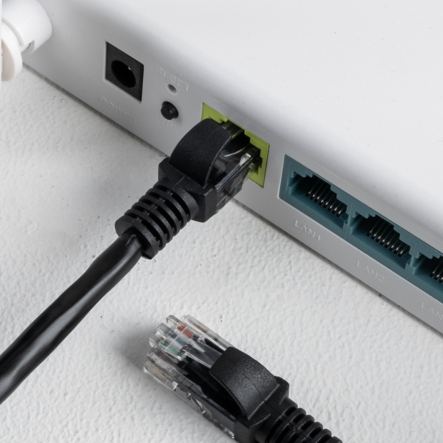 Gizzu Cat6 UTP Fly Lead Ethernet Network Cable 20cm - Black-2