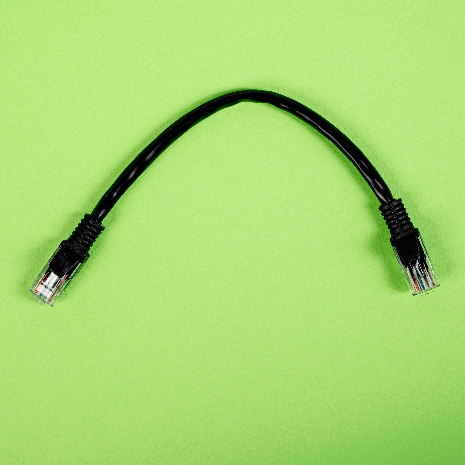 Gizzu Cat6 UTP Fly Lead Ethernet Network Cable 20cm - Black-4