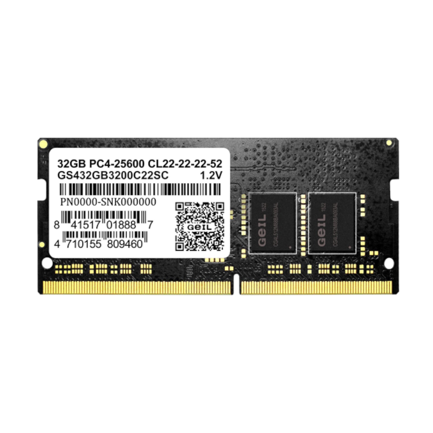 GeIL Pristine 32GB DDR4 3200MHz Notebook Memory-2