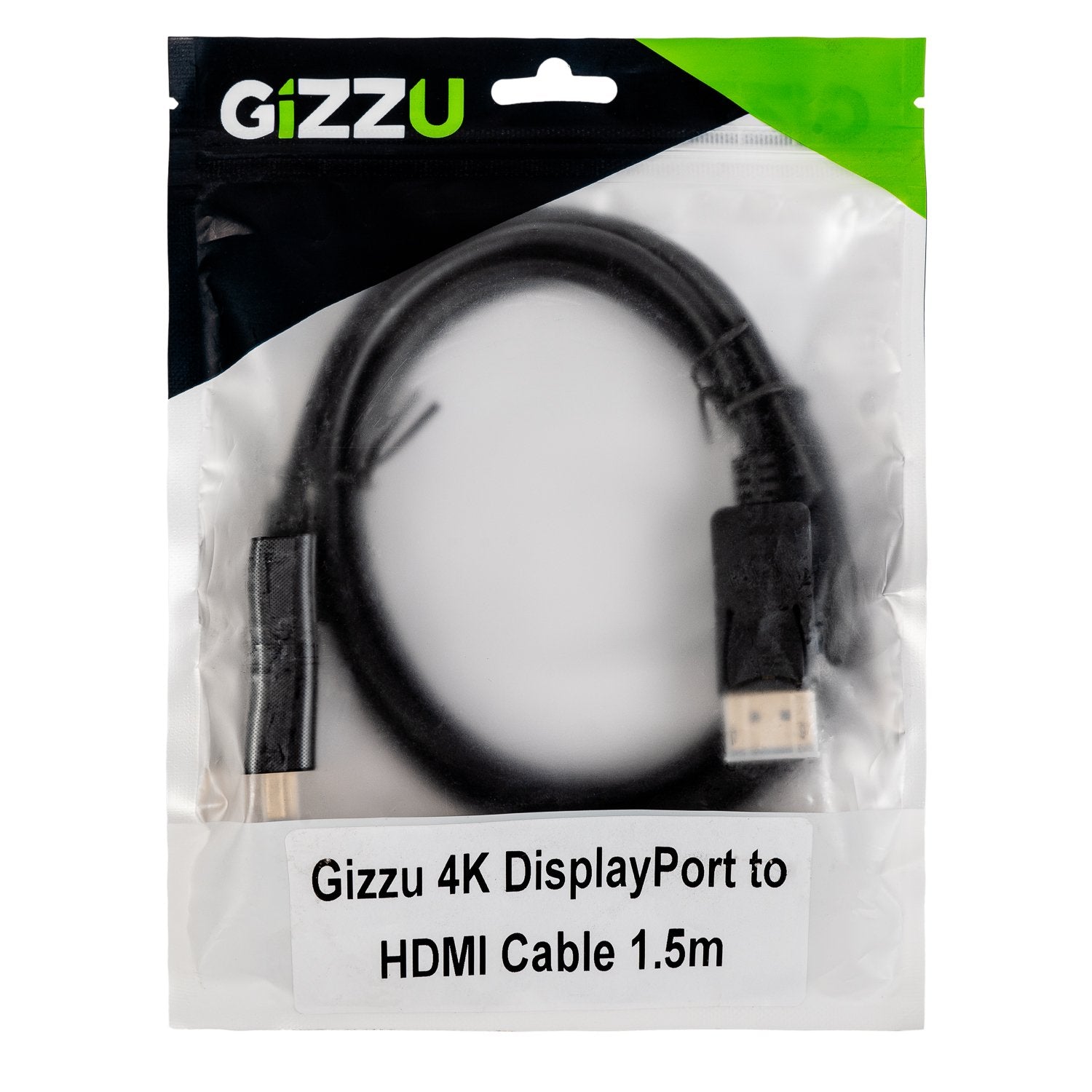 Gizzu 4K60Hz DisplayPort to HDMI Cable 1.5m-3