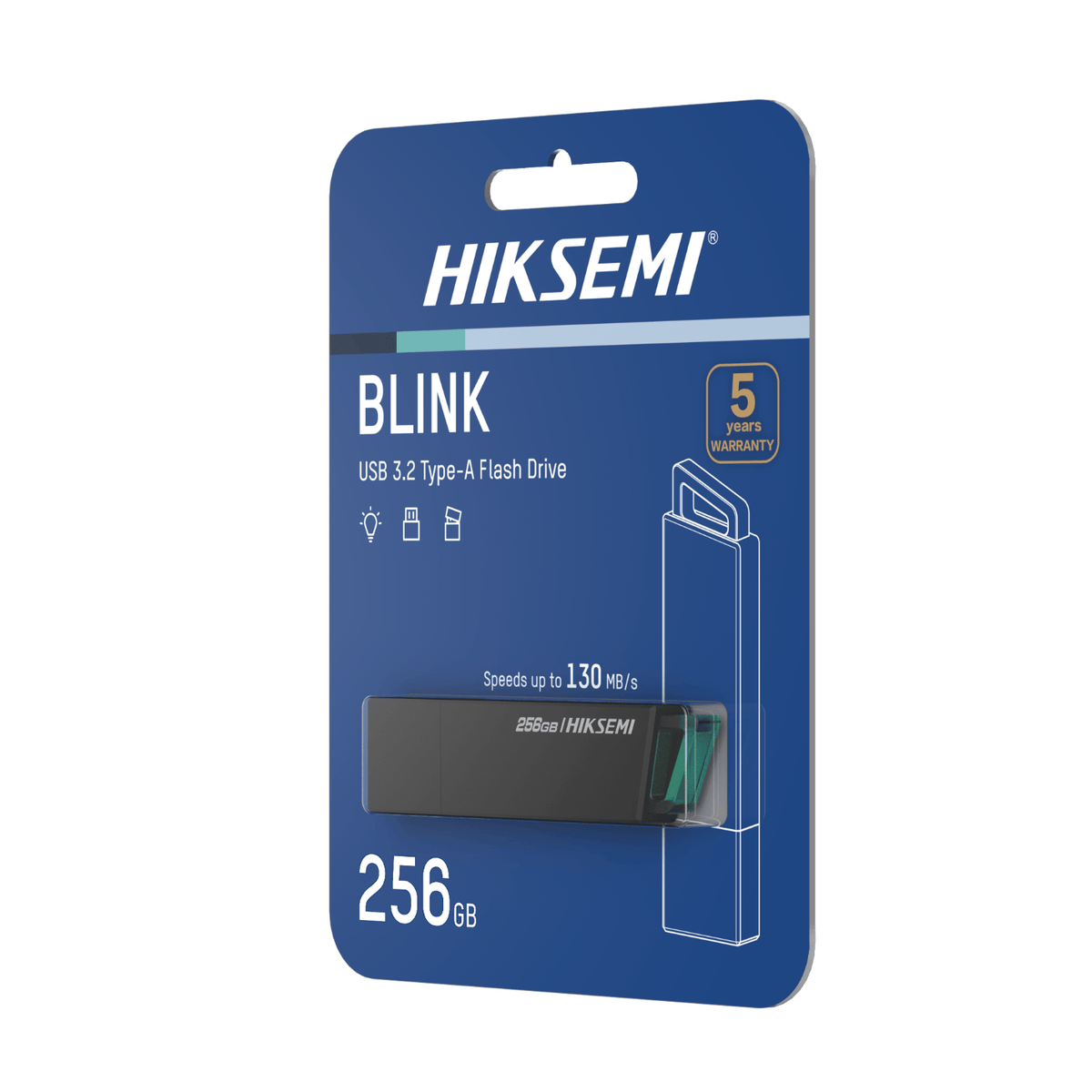 Hiksemi Blink 256GB USB3.2 Flash Drive - Black-5