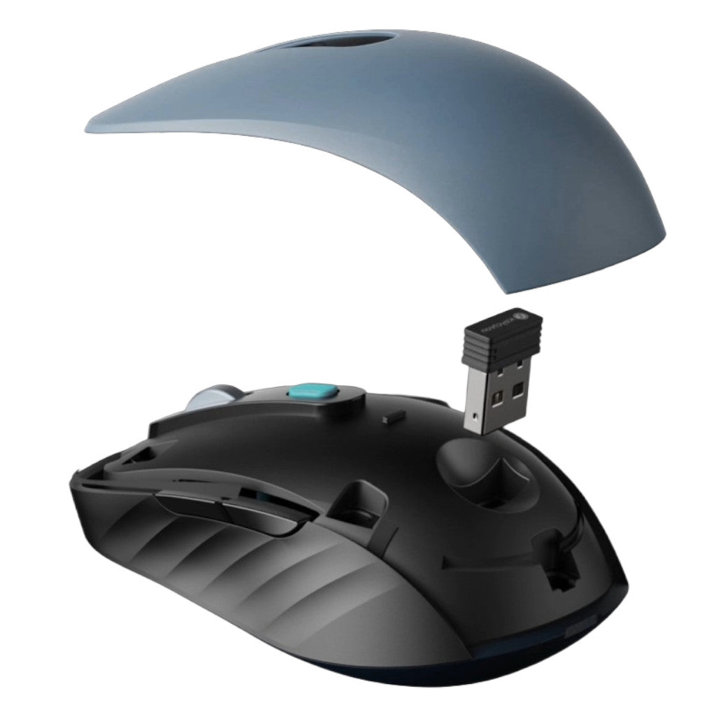 Keychron B33 80% TKL Wireless Keyboard and Mouse Combo – Black/Green-5