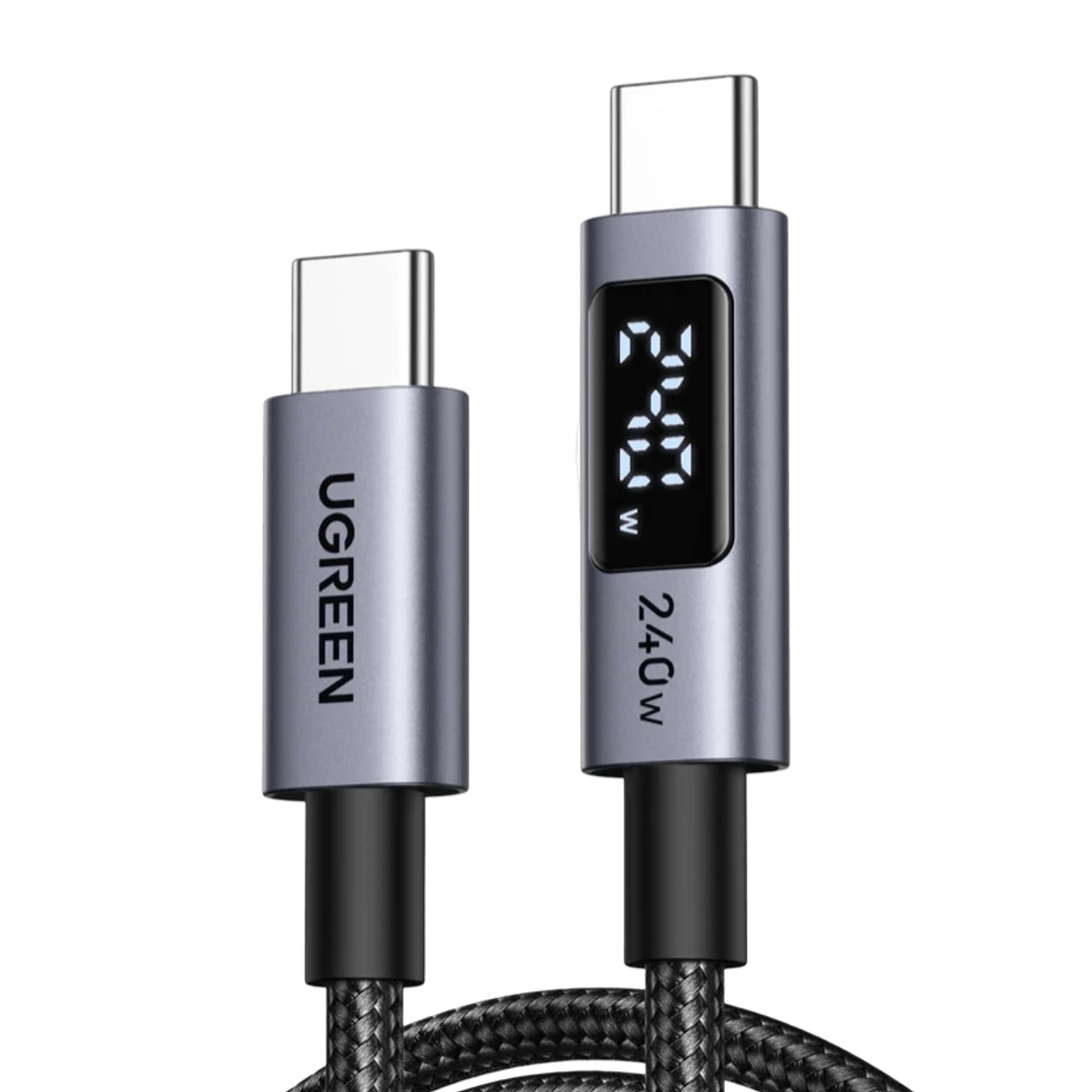 UGREEN 240W USB Type-C Cable with LED Display 2M-0