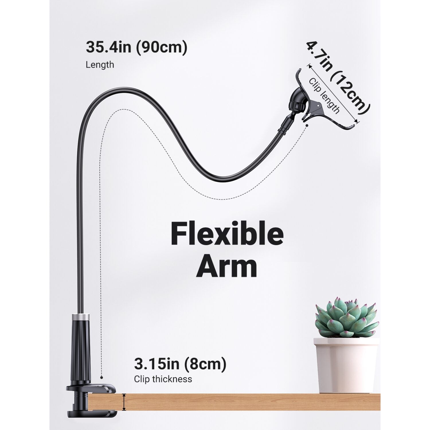 UGREEN Multifunction Gooseneck Phone Stand-1