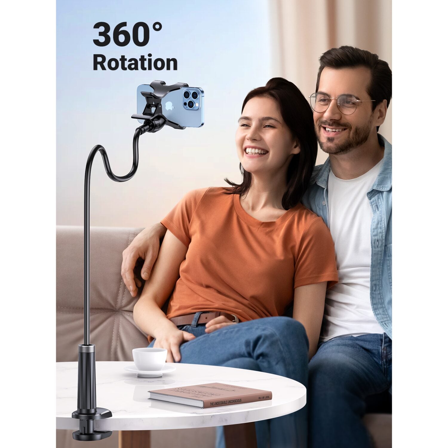 UGREEN Multifunction Gooseneck Phone Stand-2