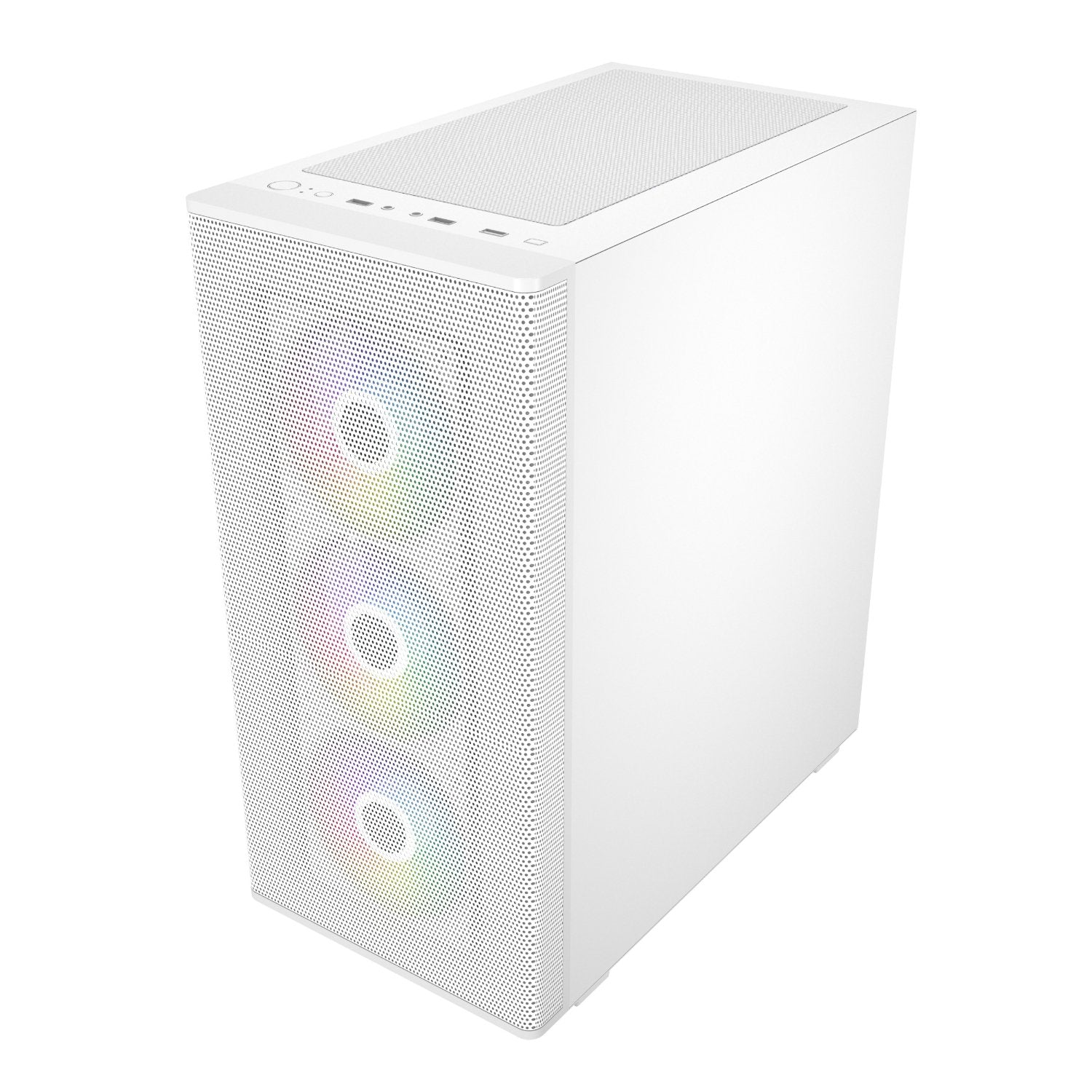 FSP M220 ATX Mid Tower Gaming Chassis - White-2