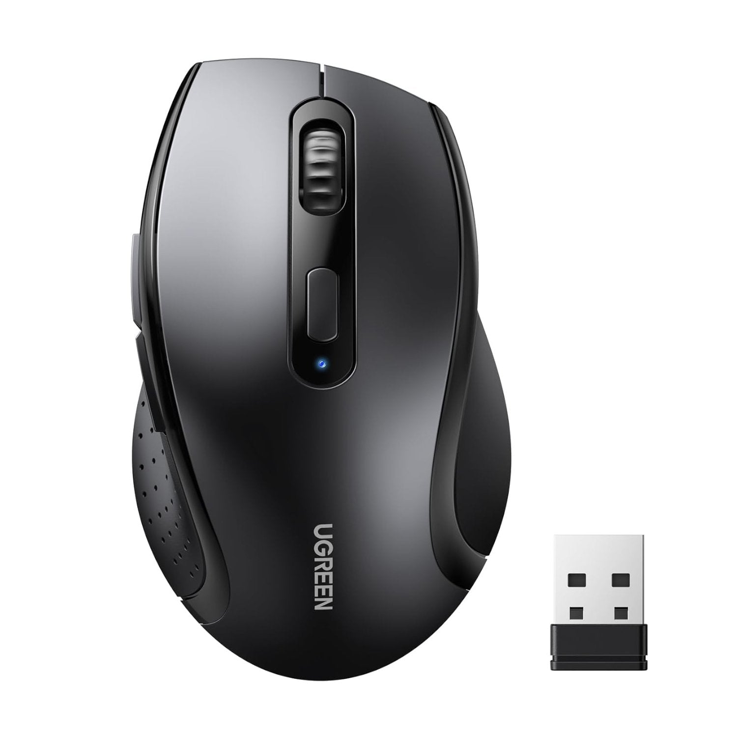 UGreen M511 Ergonomic 2.4GHz Wireless Mouse - Black-0