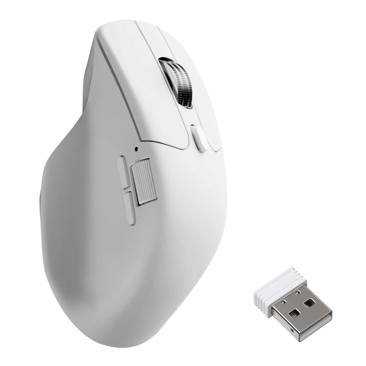 Keychron M6S-A24 PixArt 3950 8K 30000DPI Wireless Mouse (BT/2.4GHz/Wired) - White-1