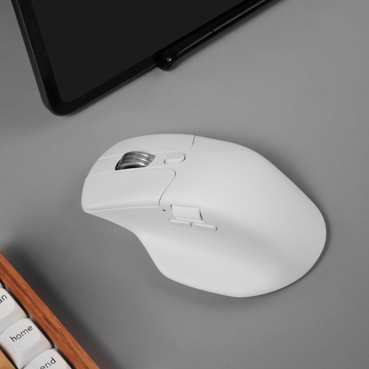 Keychron M6S-A24 PixArt 3950 8K 30000DPI Wireless Mouse (BT/2.4GHz/Wired) - White-4