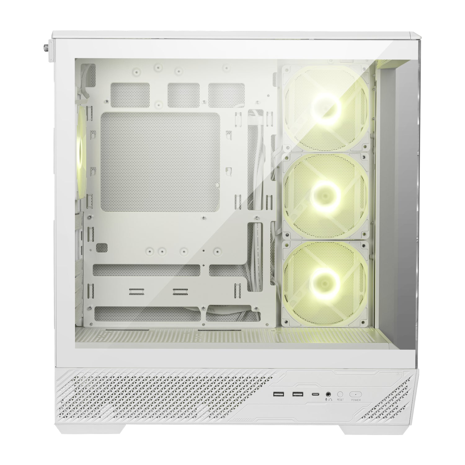 MSI MAG PANO 130R PZ ATX Gaming Chassis - White-5