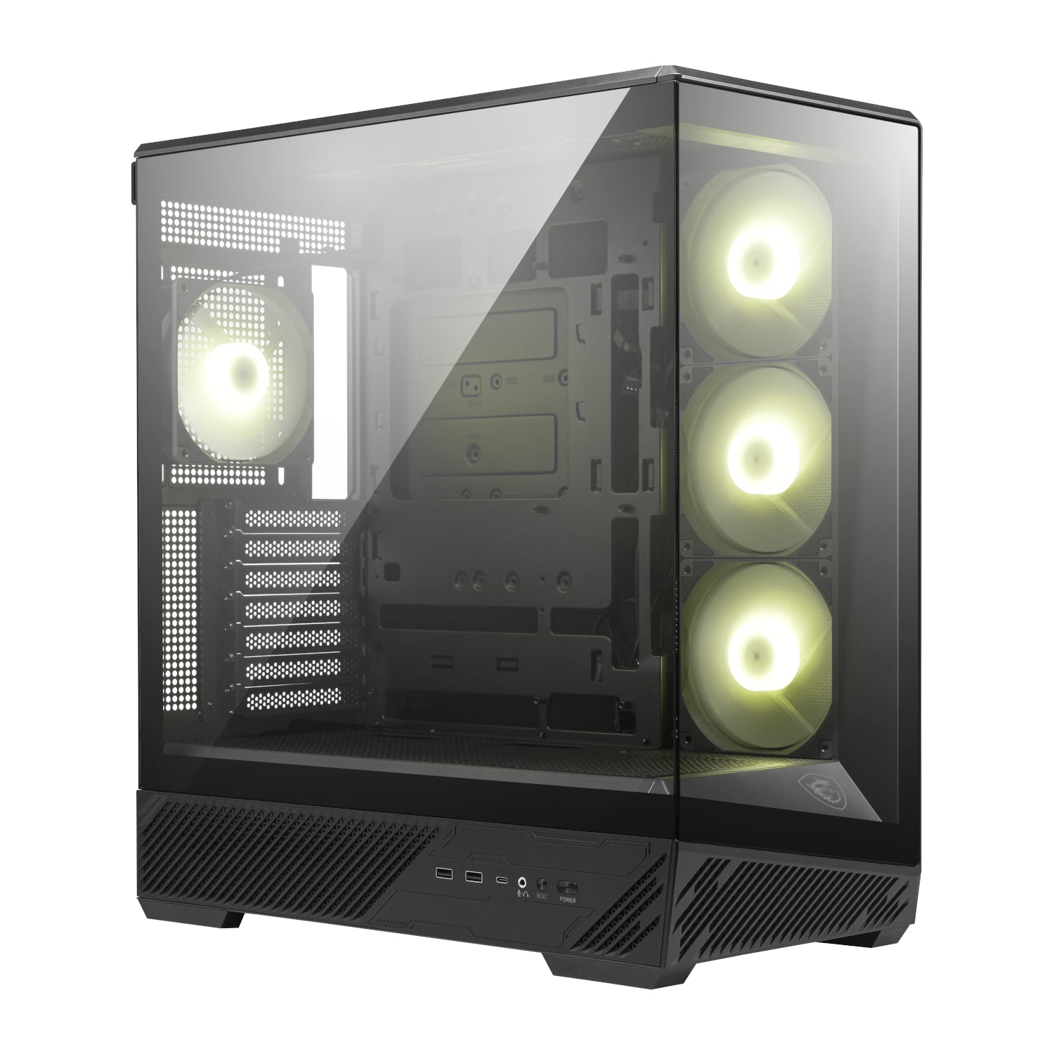 MSI MAG PANO 130R PZ ATX Gaming Chassis - Black-0