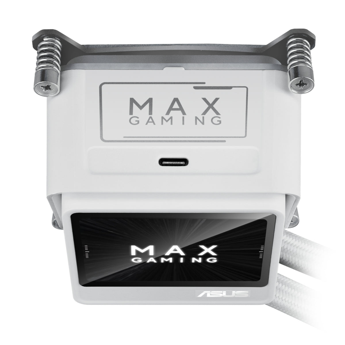 Asus MAX Gaming LC 360 ARGB LCD All-in-one CPU Liquid Cooler - White-4