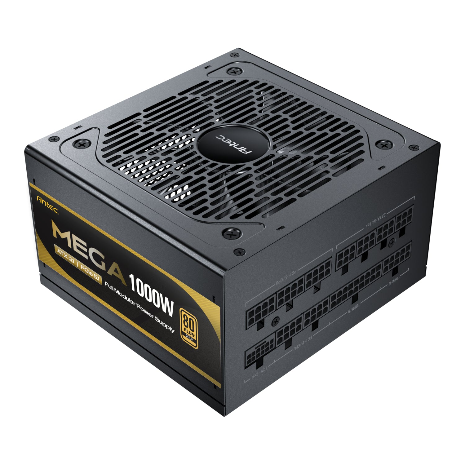 Antec MEGA 1000W 80 PLUS Gold ATX3.1 PCIE5.1 Fully Modular Power Supply-1