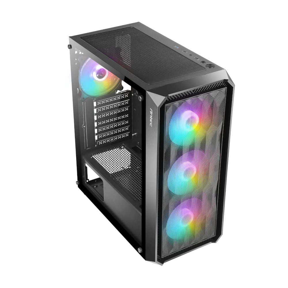 Antec NX292 ATX | Micro-ATX | ITX ARGB Mid-Tower Gaming Chassis - Black-1