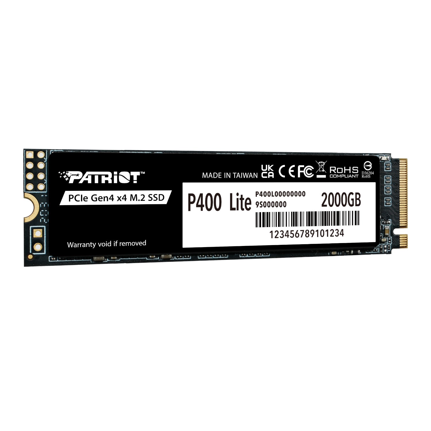 Patriot P400 Lite 2TB M.2 PCIe Gen 4 x4 NVMe SSD-1
