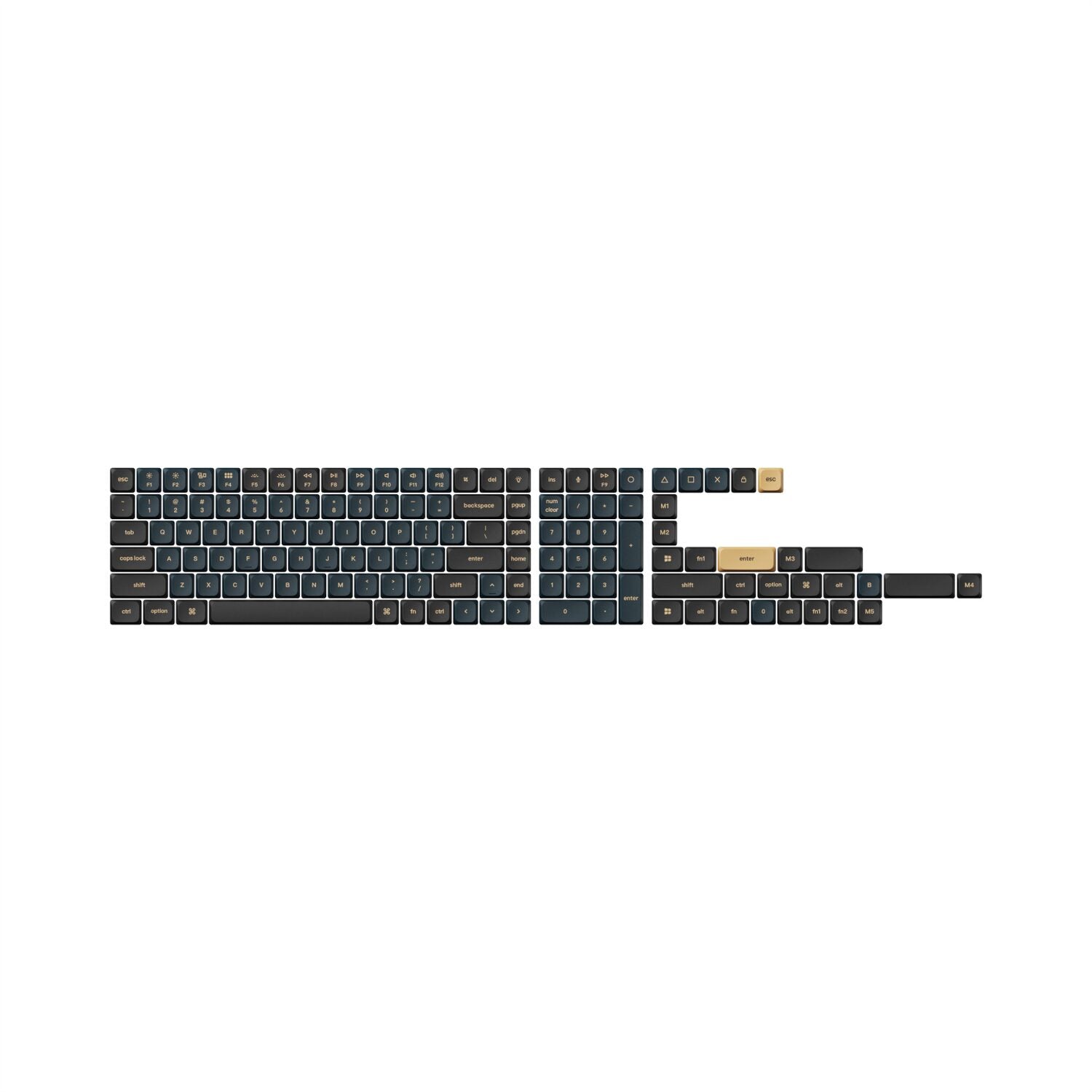 Keychron PBT LSA Knight Keycap Set V2 - Low Profile-2